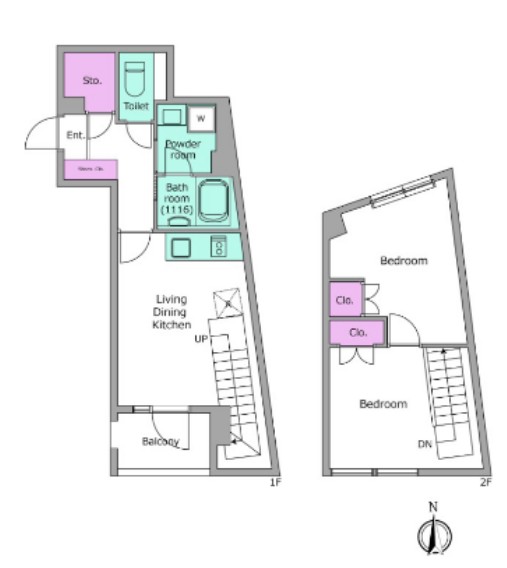 リヴ アン フルールの間取り