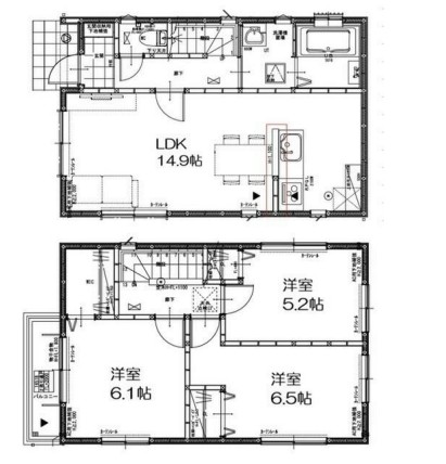 グランソフィア三橋5丁目の間取り