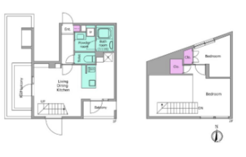 リヴ アン フルールの間取り