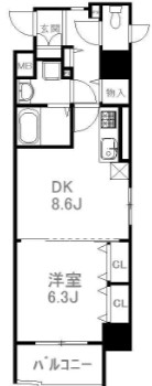ラ クレール フォンテーヌの間取り