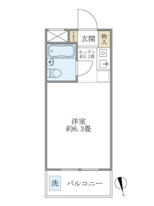 ニューハイム早稲田の間取り