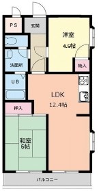 榎本第二コーポラスの間取り