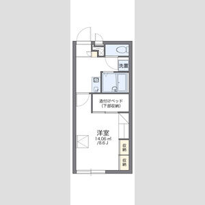 レオパレス長者町の間取り