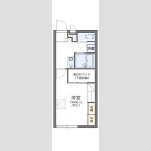 レオパレス長者町の間取り