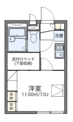 レオパレスJokerの間取り