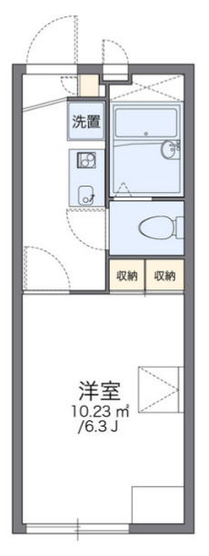 レオパレスクイーンハイムの間取り