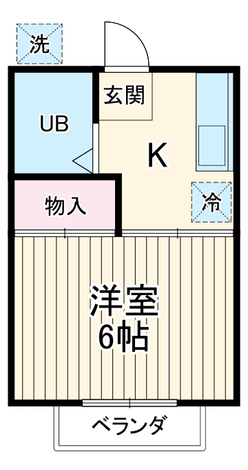 コーポ石川の間取り