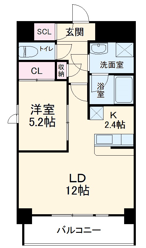レイディアント湘南台の間取り
