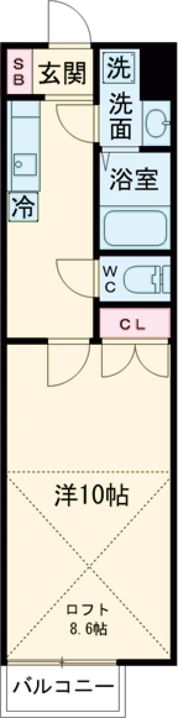 メルベーユの間取り