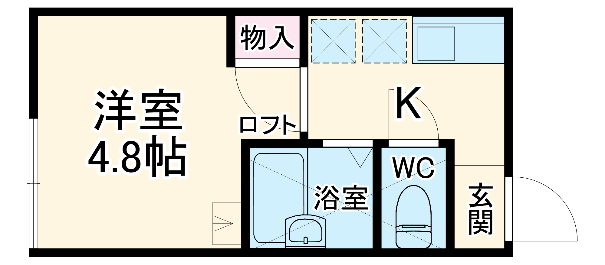 ラフィーネの間取り
