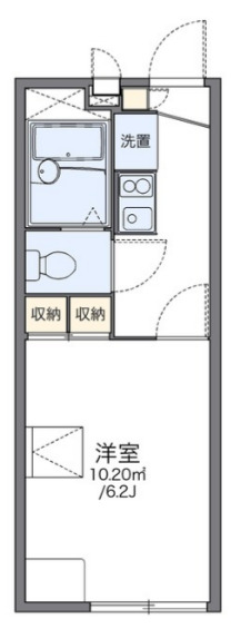 レオパレスアンソレイエの間取り