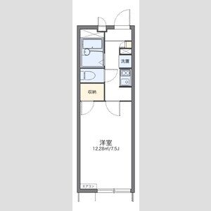 レオパレスウエストスプリングⅡの間取り