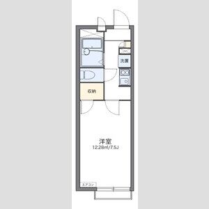 レオパレスウエストスプリングⅡの間取り