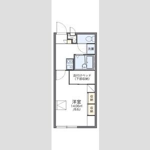 レオパレス冨田の間取り