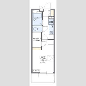 レオパレス風 弐号館の間取り