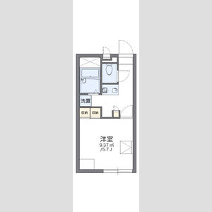 レオパレス蝉屋の間取り