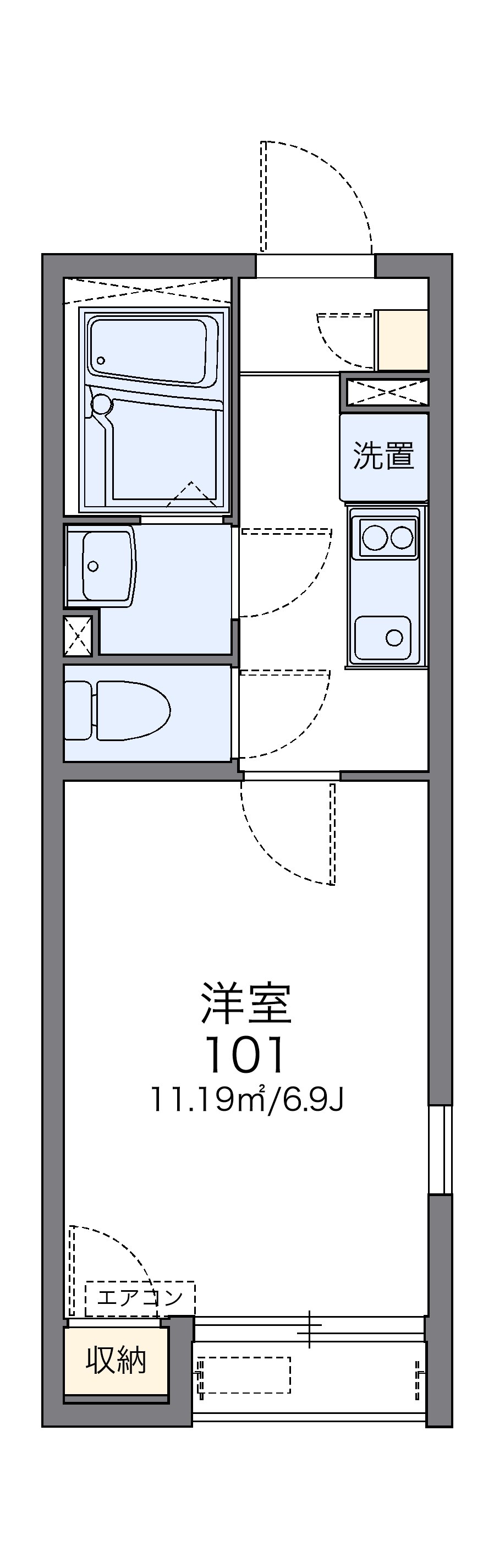 レオネクストフォーレストの間取り
