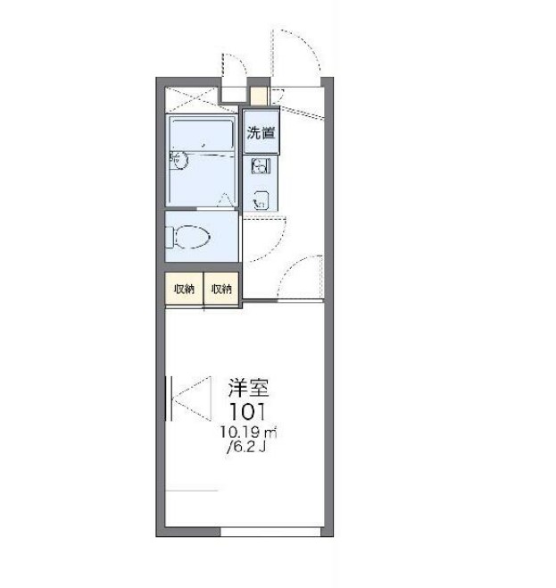 レオパレスシュトラント イソゴの間取り