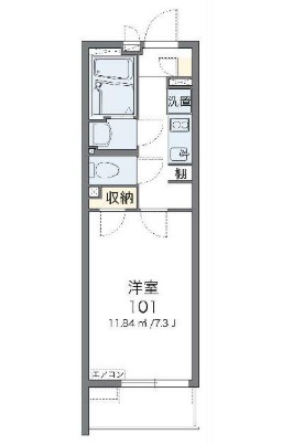 クレイノプラディアの間取り