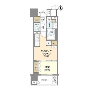 ブランズ京都河原町通の間取り