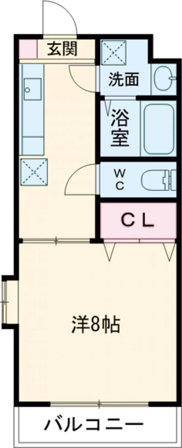 クラージュの間取り