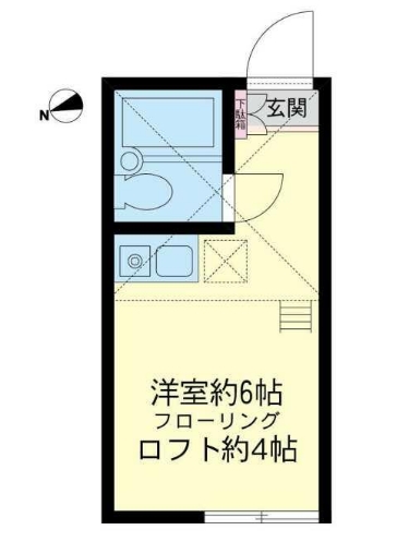 ユナイト鶴見ローレンスカークの間取り