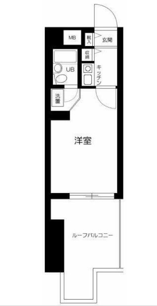 柳町の完工年月(1994年12月)築の賃貸マンションの間取り