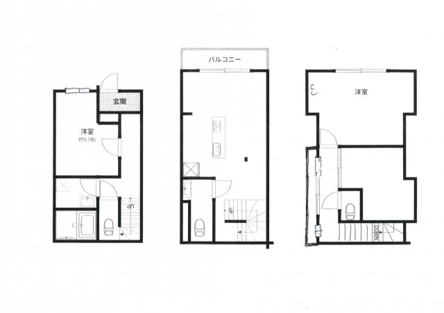 大井の完工年月(1981年4月)築の賃貸マンションの間取り