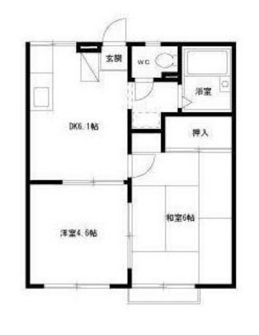 エステートピア原4の間取り