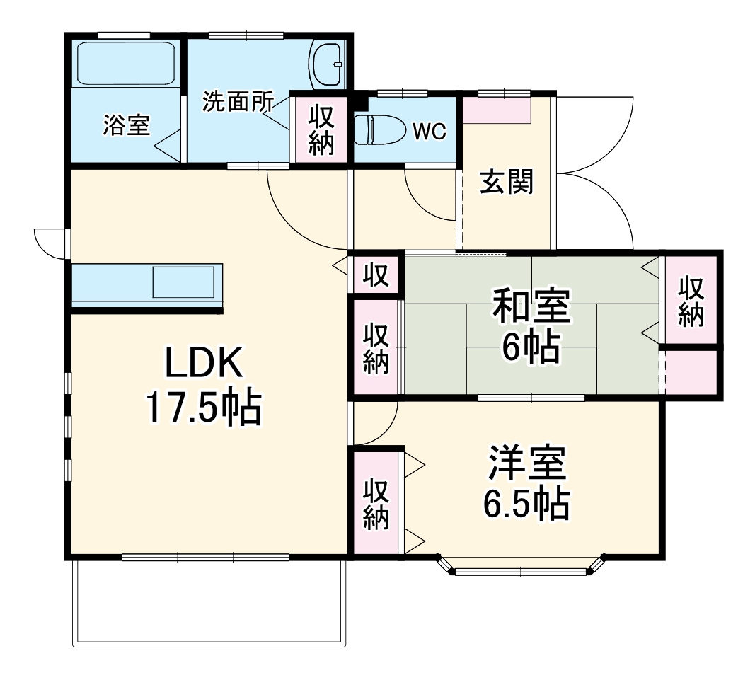 ノア若松の間取り