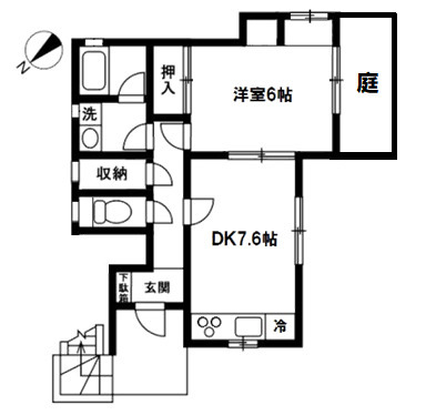 帷子町2丁目一戸建の間取り