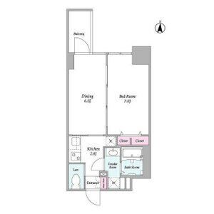 コンフォリア・リヴ新大阪WESTの間取り