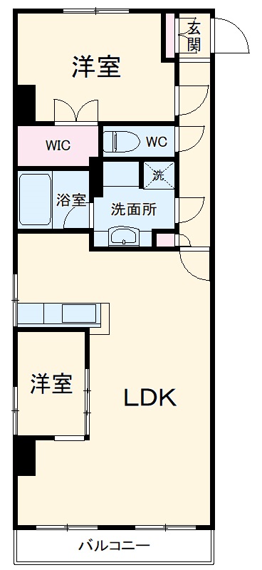 クリスタル ヴィオレタの間取り