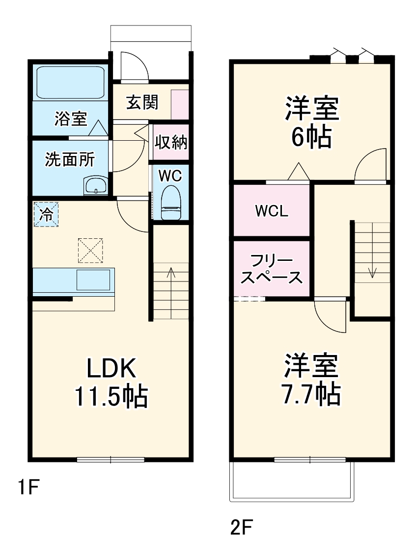 ア-バン・ヒルズ みやね台の間取り