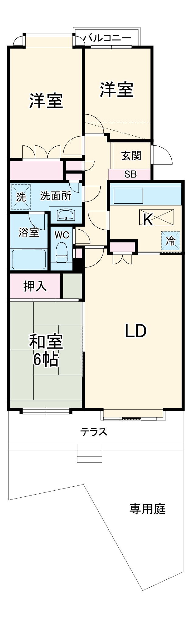 パーク・ノヴァ大船の間取り