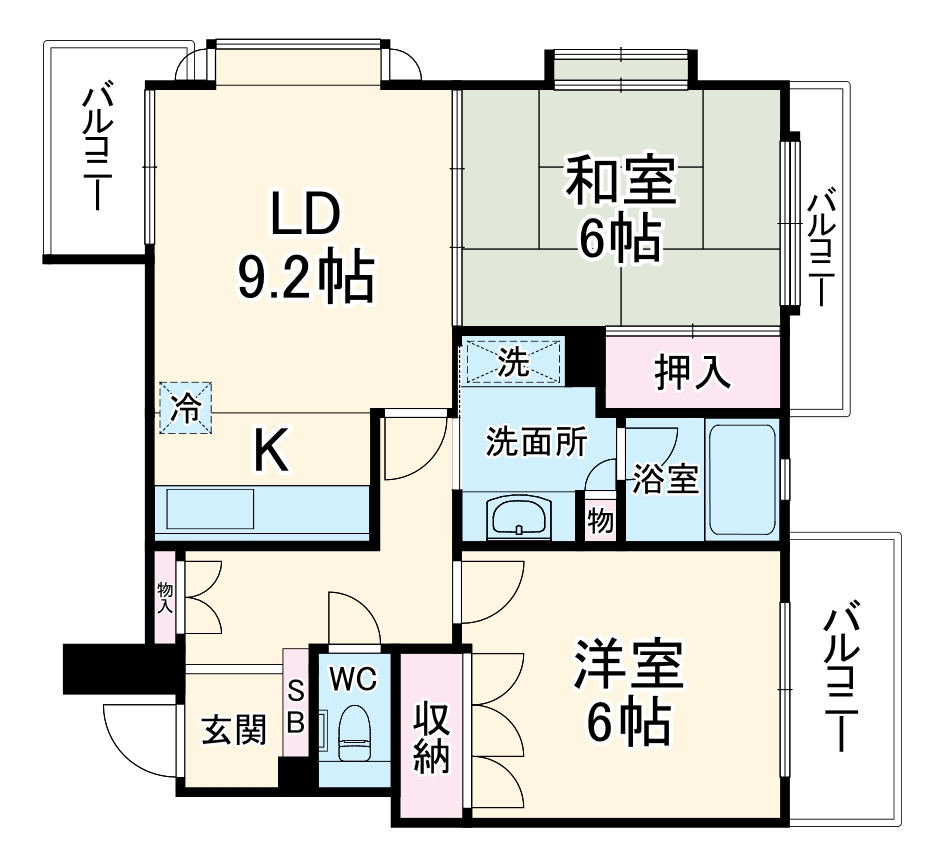 パーク・ノヴァ大船の間取り