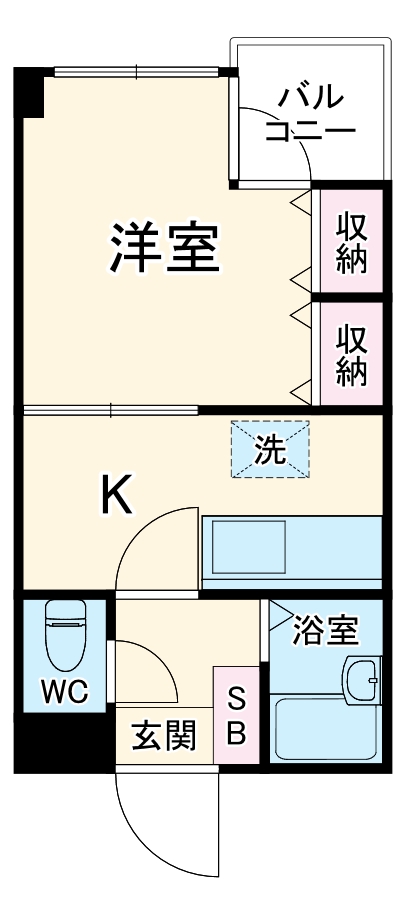 前原東の完工年月(1994年8月)築の賃貸マンションの間取り