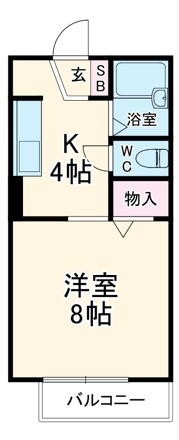 サニーヒルズの間取り