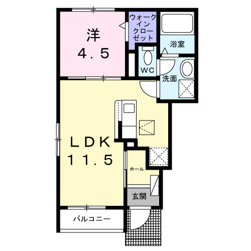 グリーンパーク セレノの間取り