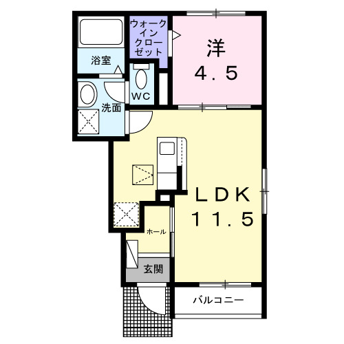 グリーンパーク セレノの間取り