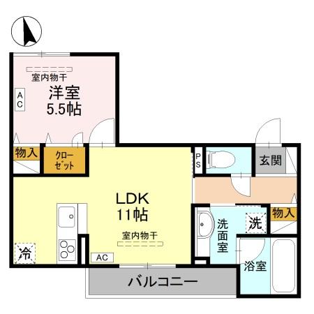 ブルーレインハウスの間取り