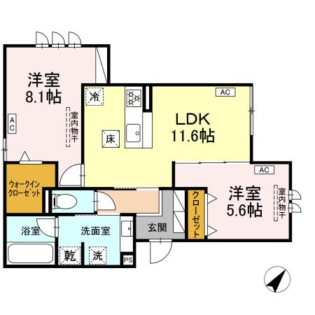 キクロスの間取り