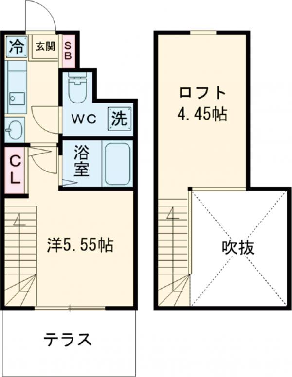 フレクション千歳船橋の間取り