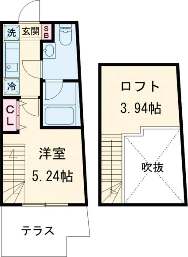 フレクション千歳船橋の間取り