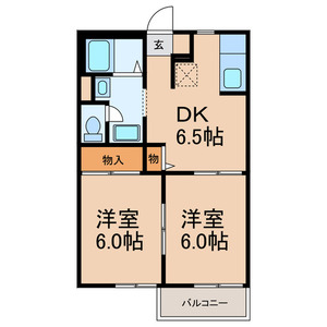 フォレストさつきの間取り
