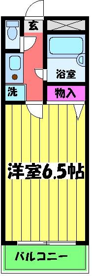 サザンベル岸和田の間取り