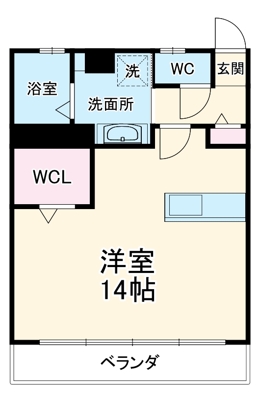 グランメールKの間取り