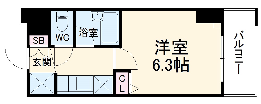 ＲＩＤＧＥ堀田の間取り