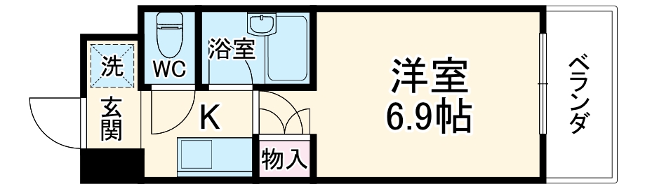 サンシティ四条西洞院の間取り