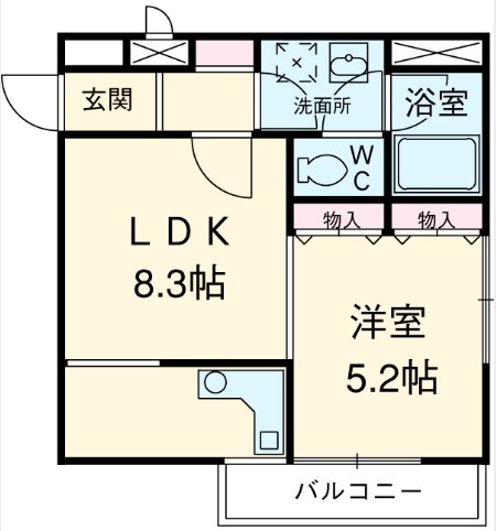 板橋ヒルトップマンションの間取り